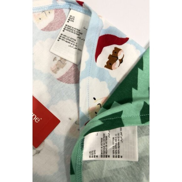 Holiday Lane Pet Bandana 2-Pack Christmas Santa & Trees Cotton L/XL - Picture 5 of 5